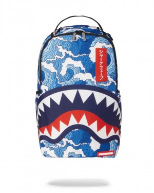 Σακιδια Sprayground Shark Wave μπλε | 4956GUXLI