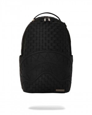 Σακιδια Sprayground Sip Weave Dlxsv μαυρα | 7190AZDJO