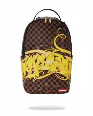 Σακιδια Sprayground Sip Wildstyle Dlxsv καφε | 7439SKRFH