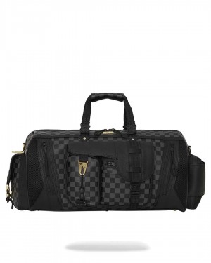 Τσαντεσ Sprayground Special Ops Checkered Cargo Duffle γκρι | 2190WAPIK