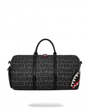 Τσαντεσ Sprayground Split Infinity Check Large Duffle γκρι | 5497GBOJK