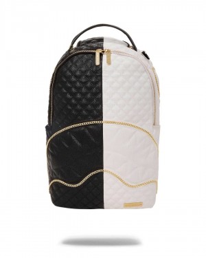 Σακιδια Sprayground Split Quilt Shark Dlx μαυρα | 4891GQVRT