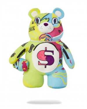 Σακιδια Sprayground Split Weird Bear πρασινο | 2369USAVF