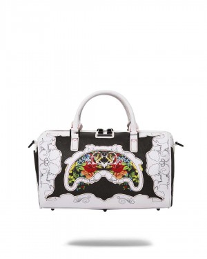 Τσαντεσ Sprayground The Floral Cut Mini Duffle ασπρα | 3817KYOJB