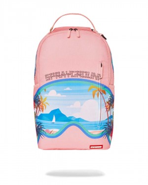 Σακιδια Sprayground Tropical Shark ροζ | 8516PLWOH