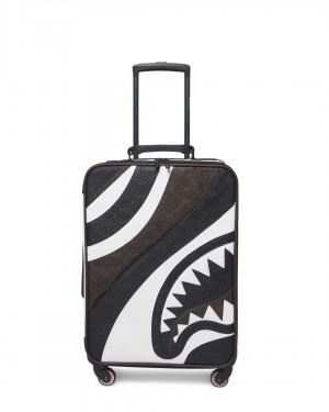 Βαλιτσεσ Sprayground V.V.I.P. Cut & Sew Vegan Leather Carry-on μαυρα | 9180MPGBW