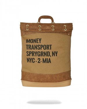 Σακιδια Sprayground Wild West Bank Μπεζ | 6412OISGR