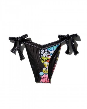 Μαγιό ανδρικα Sprayground Half Graff Bikini Bottom μαυρα | 8461LVQGT