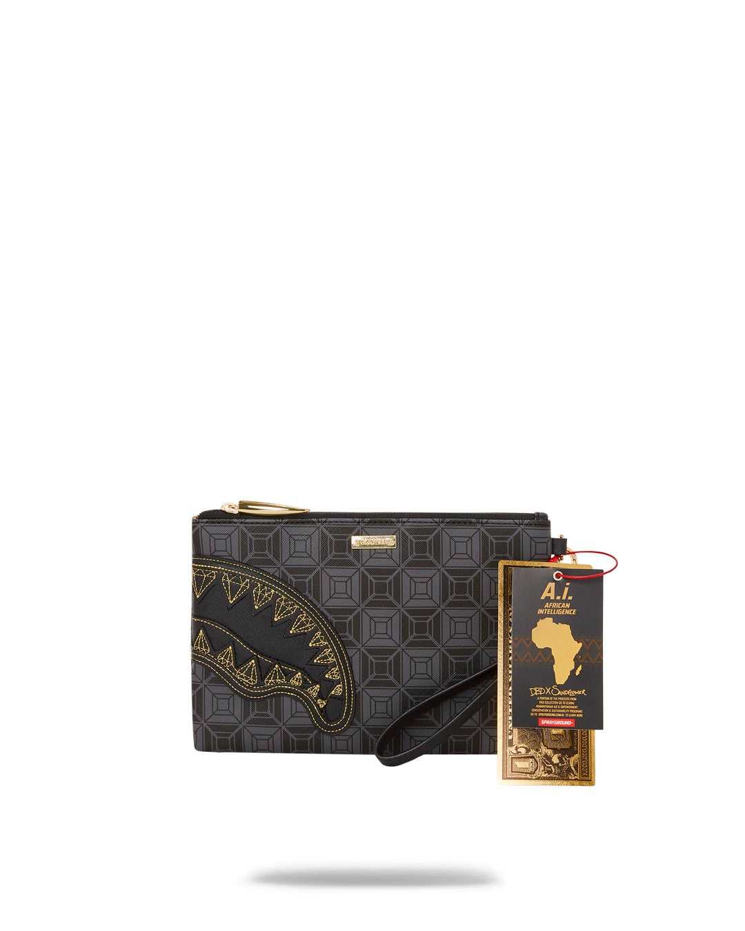 Pochette Sprayground Pochette Ai4 Diamond Pouchette γκρι | 5793DSGOM