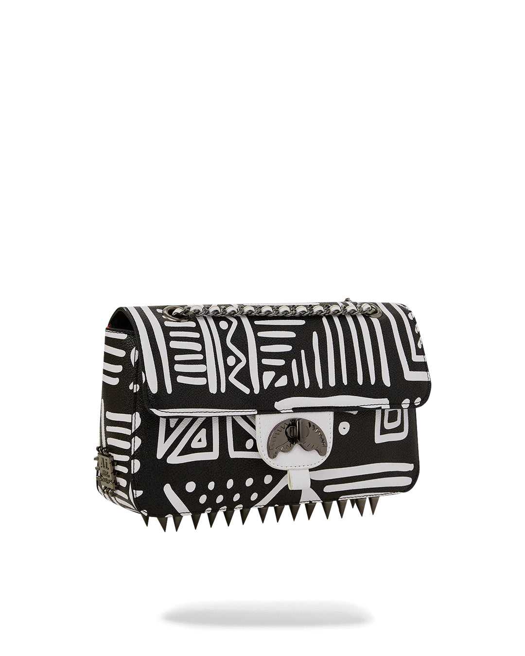 Pochette Sprayground Pochette Ai Tribal Courture Turn-lock Hand Clutch μαυρα | 7301SEYBA