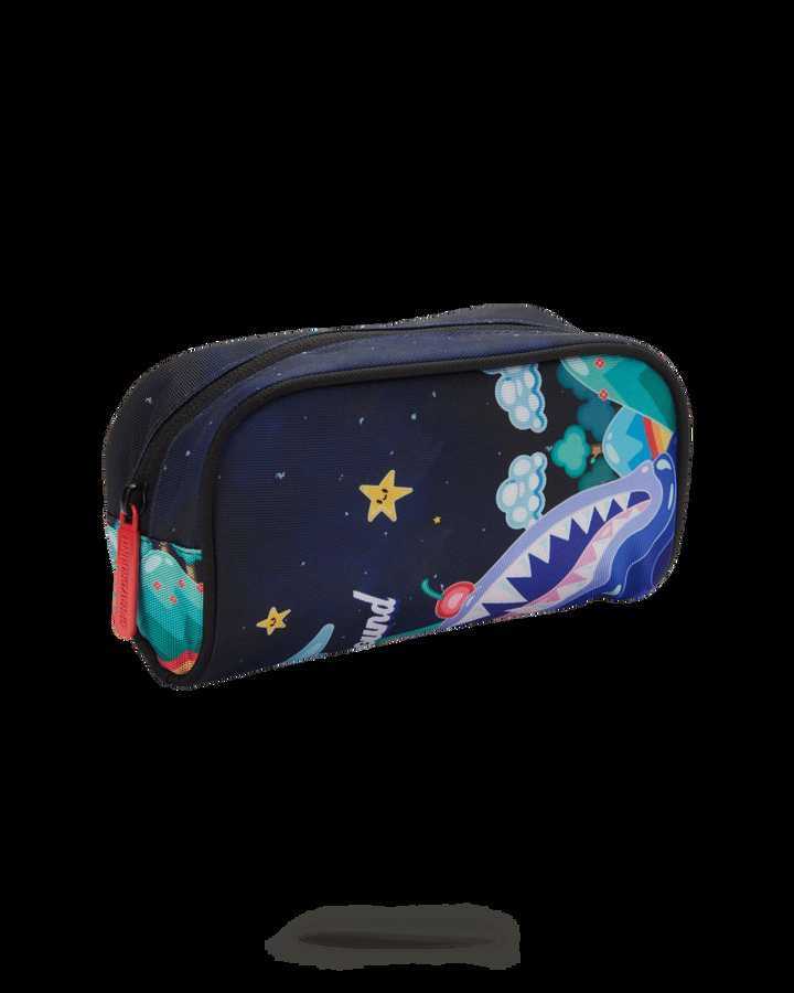 Pochette Sprayground Pochette Astro Bubble Pouch μαυρα | 8471VKWFQ