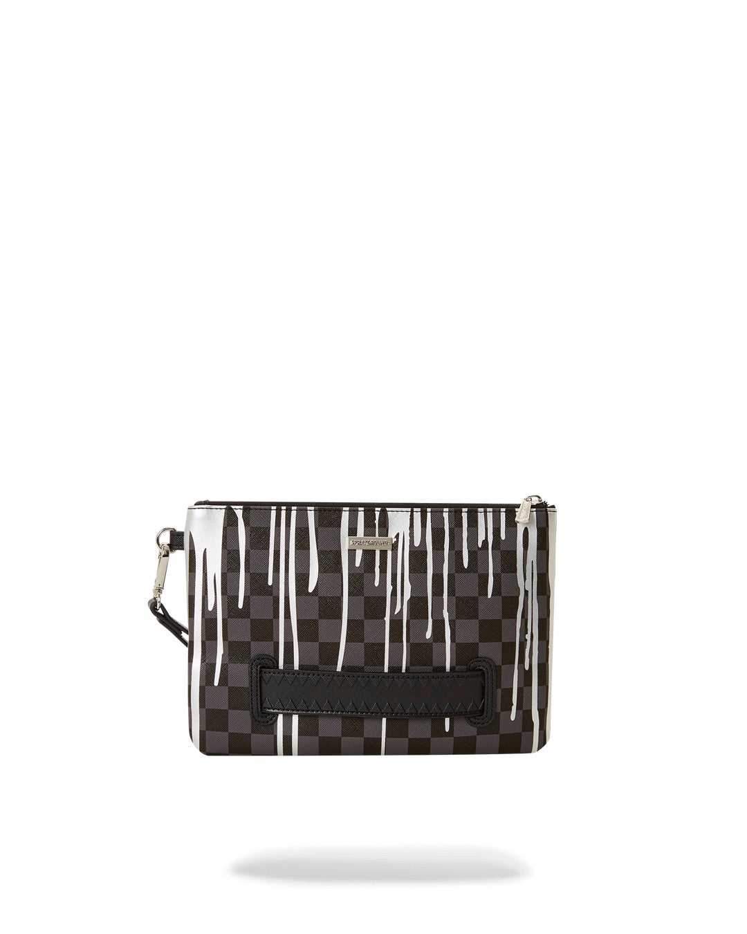 Pochette Sprayground Pochette Drips Pouchette Πλατίνα μαυρα | 1374GZFWK