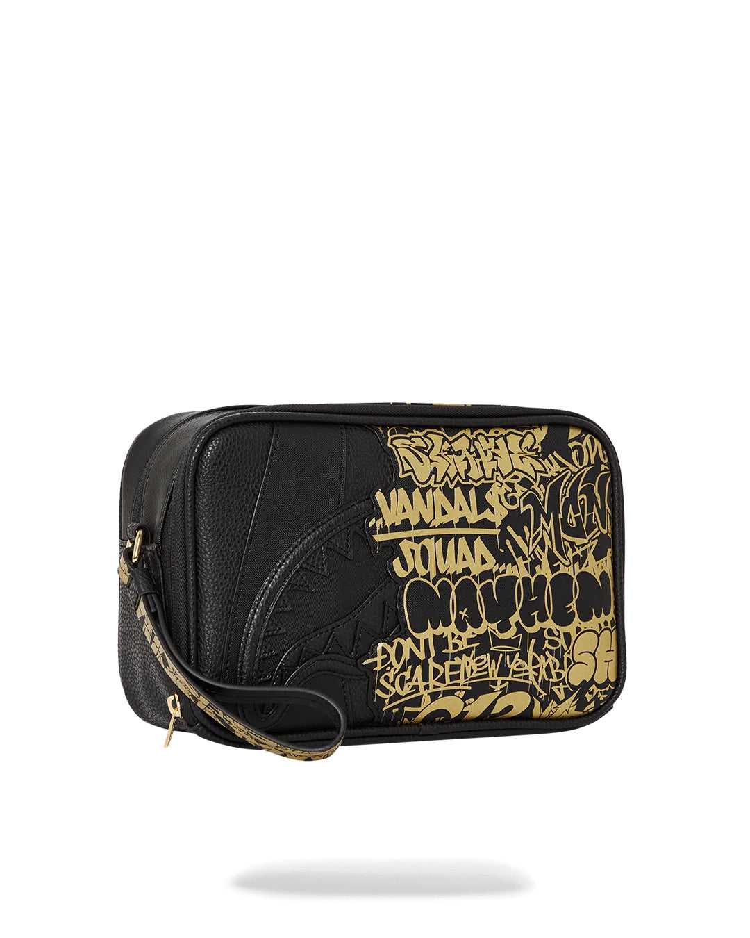 Pochette Sprayground Pochette Half Graff Toiletry Brick χρυσο χρωμα σκούρο κοκκινα μαυρα | 5127ZLEUK