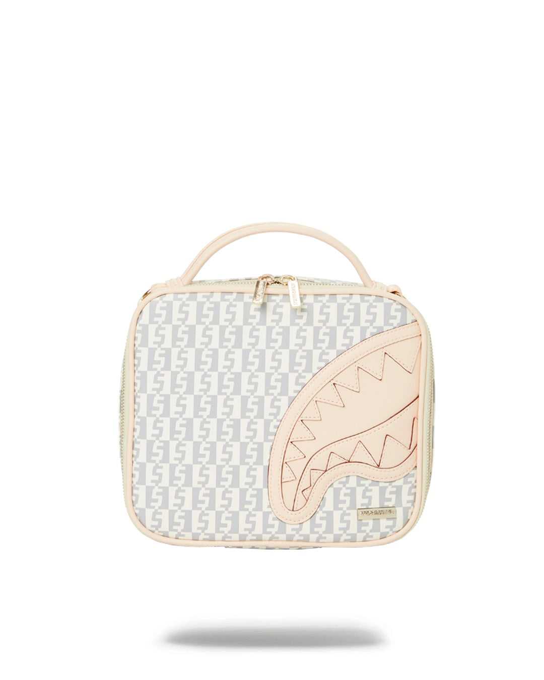 Pochette Sprayground Pochette Money Checkered Toiletry With Strap ροζ ασπρα | 0398XGOKV