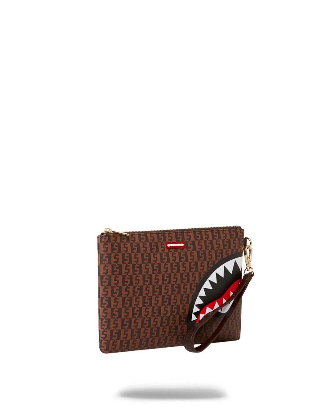 Pochette Sprayground Pochette Money Checkered Pouchette καφε | 4621RVHIM