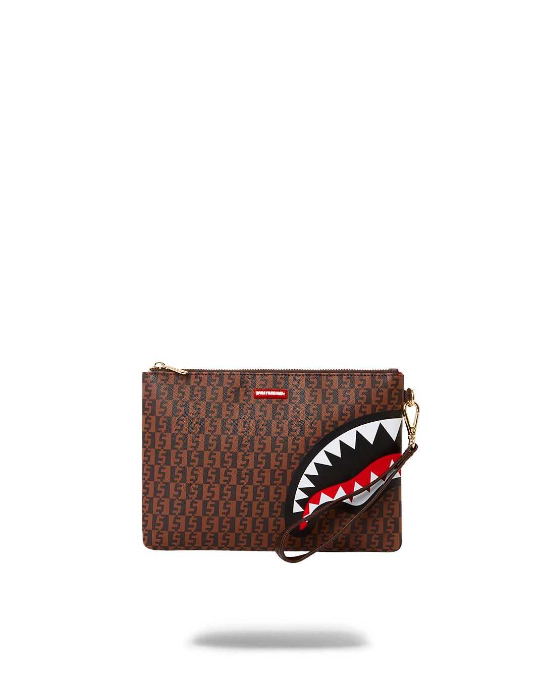 Pochette Sprayground Pochette Money Checkered Pouchette καφε | 4621RVHIM