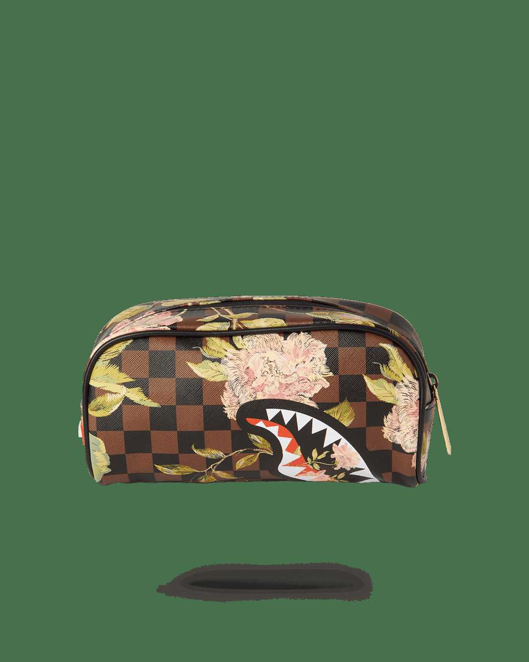 Pochette Sprayground Pochette Shark Pouch με λουλουδια καφε | 8239YZMWQ