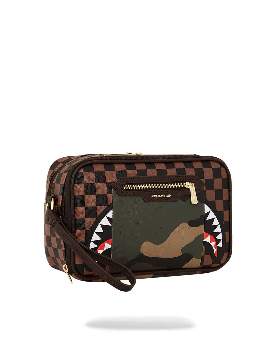 Pochette Sprayground Pochette Sip With Accent Toiletry Brick καμουφλάζ σκούρο κοκκινα πρασινο | 5071PXLAN