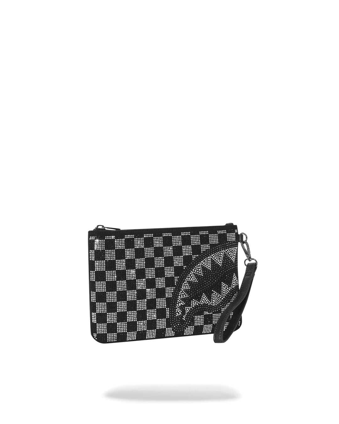 Pochette Sprayground Pochette Trinity Checkered Pouchette μαυρα | 5781KHAJM