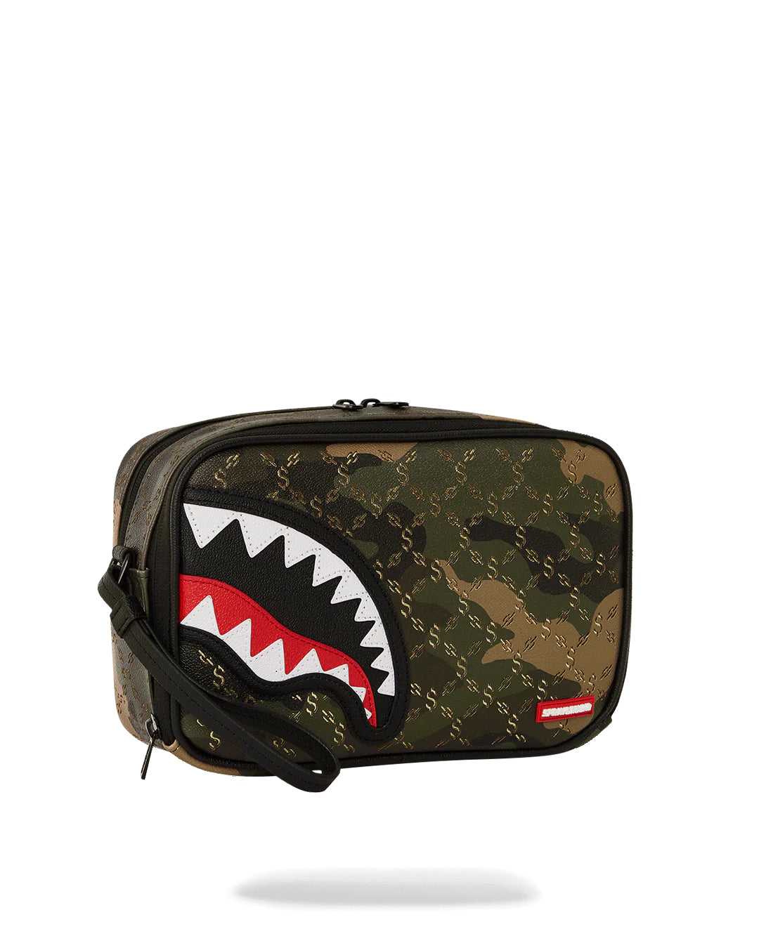 Pochette Sprayground Pochette $ Pattern Over Toiletry Brick καμουφλάζ σκούρο κοκκινα πρασινο | 2491STNUL