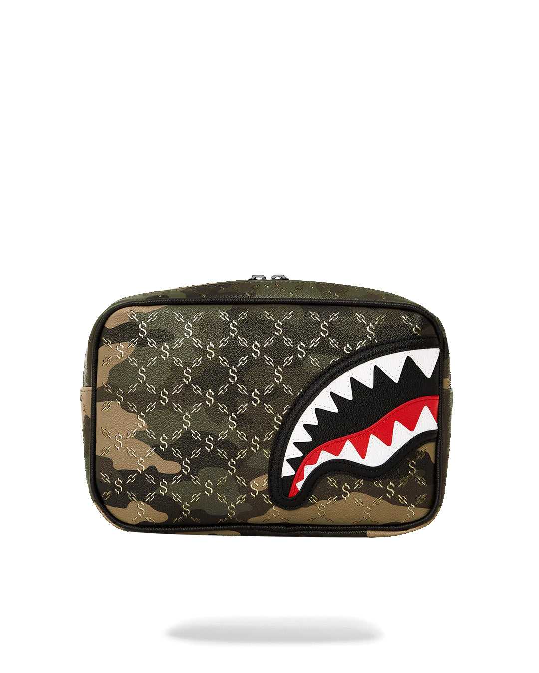 Pochette Sprayground Pochette $ Pattern Over Toiletry Brick καμουφλάζ σκούρο κοκκινα πρασινο | 2491STNUL