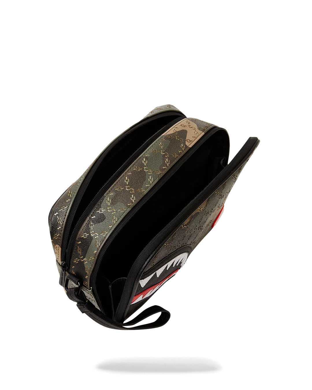 Pochette Sprayground Pochette $ Pattern Over Toiletry Brick καμουφλάζ σκούρο κοκκινα πρασινο | 2491STNUL