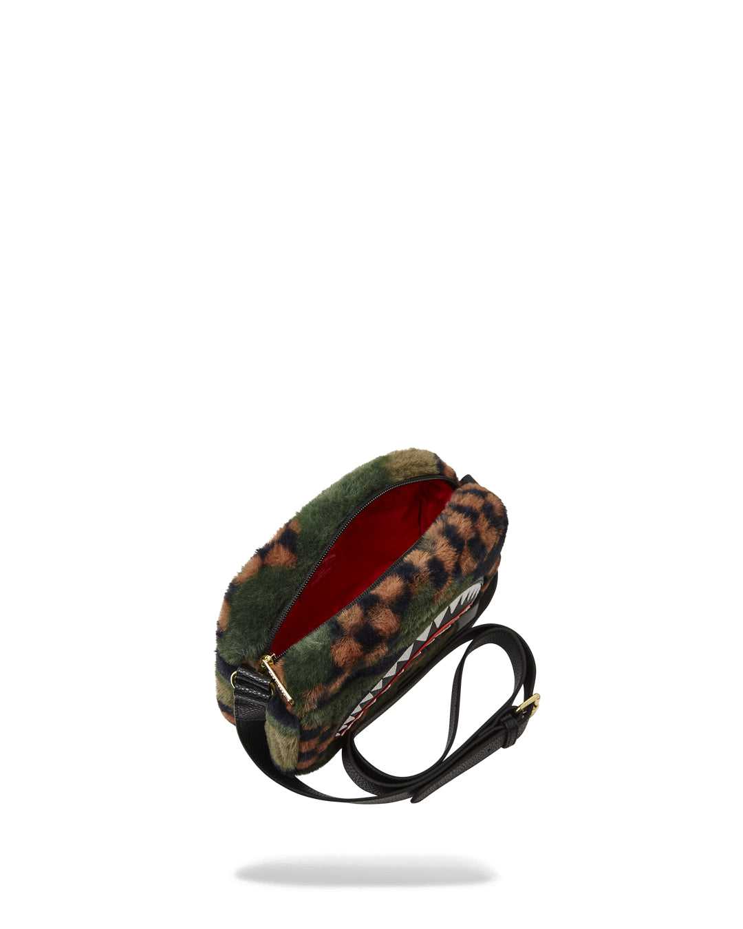 Small Bags Sprayground 3am Fur Brick Sling πρασινο σκούρο κοκκινα πρασινο | 3260CRLDN