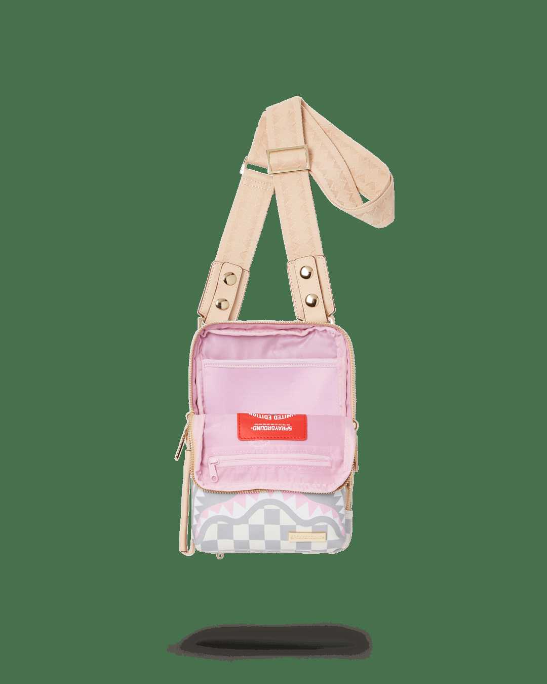 Small Bags Sprayground All Day La Palais Sling ροζ ασπρα | 4518HUELT