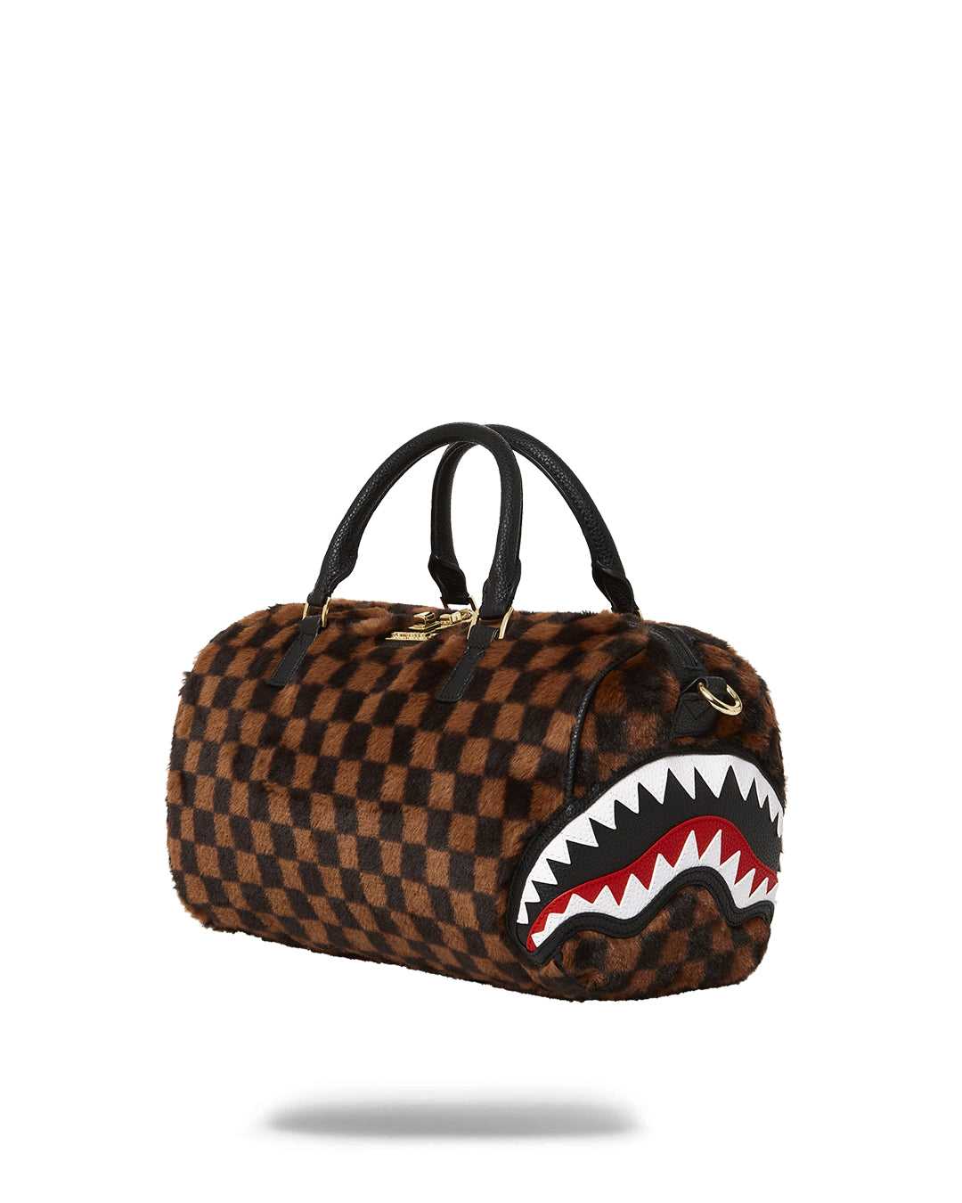 Small Bags Sprayground Fur Sharks In Paris Mini Duffle καφε | 0196JINBA