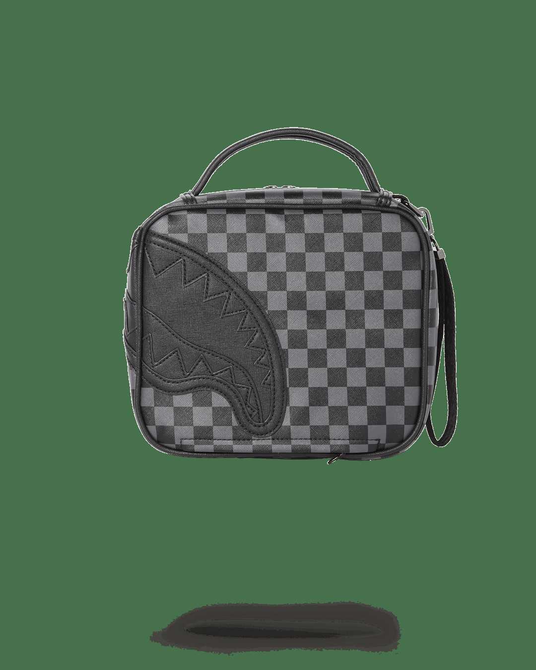 Small Bags Sprayground Henny Checkered Snack Pack μαυρα | 5791YOLPR