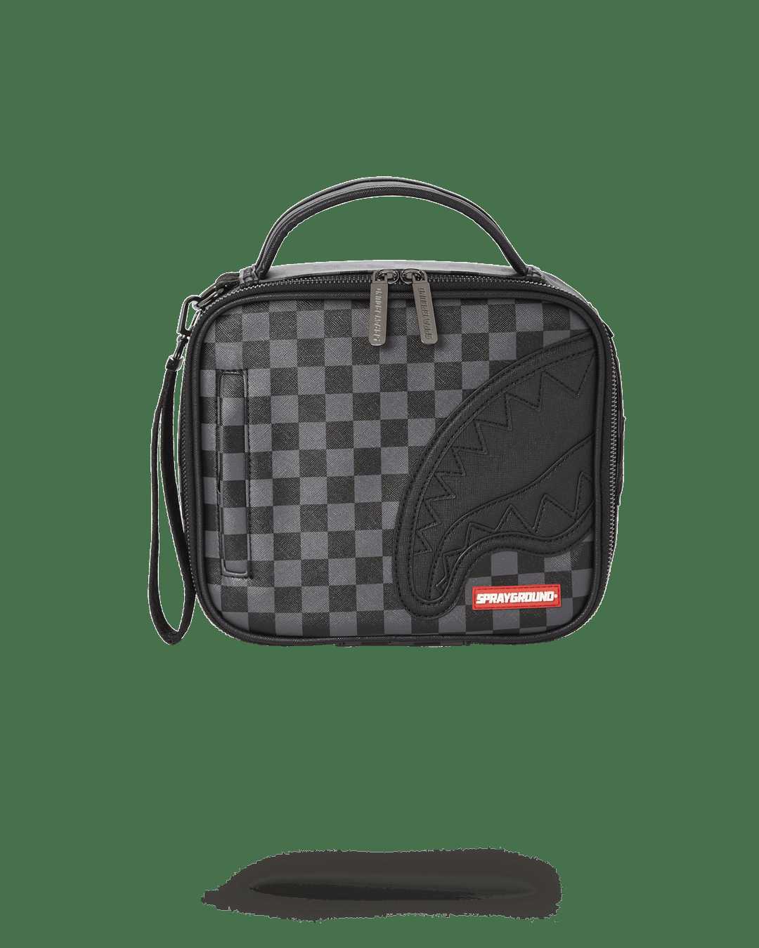 Small Bags Sprayground Henny Checkered Snack Pack μαυρα | 5791YOLPR