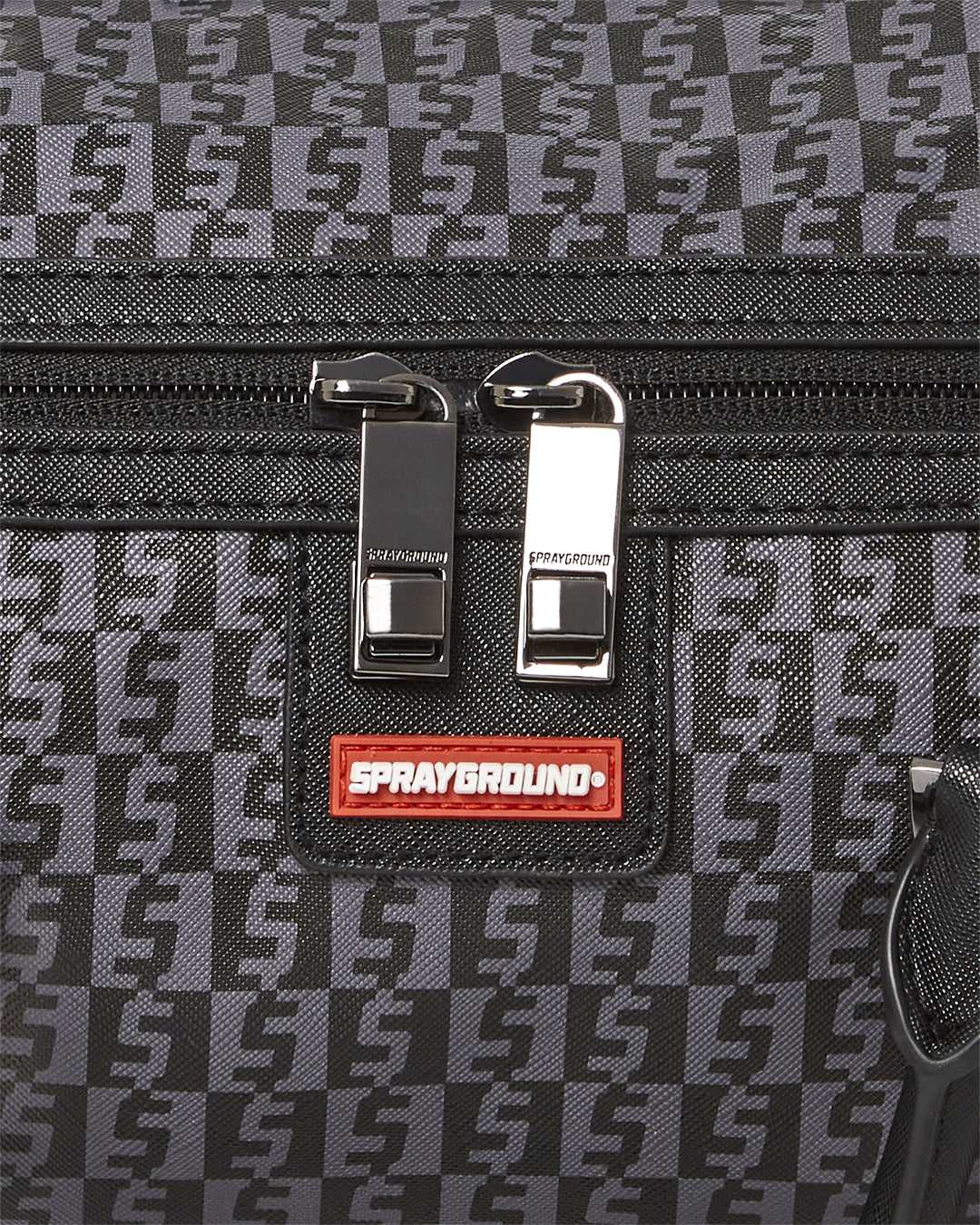 Small Bags Sprayground Money Check Mini Duffle γκρι | 0487GHQSW