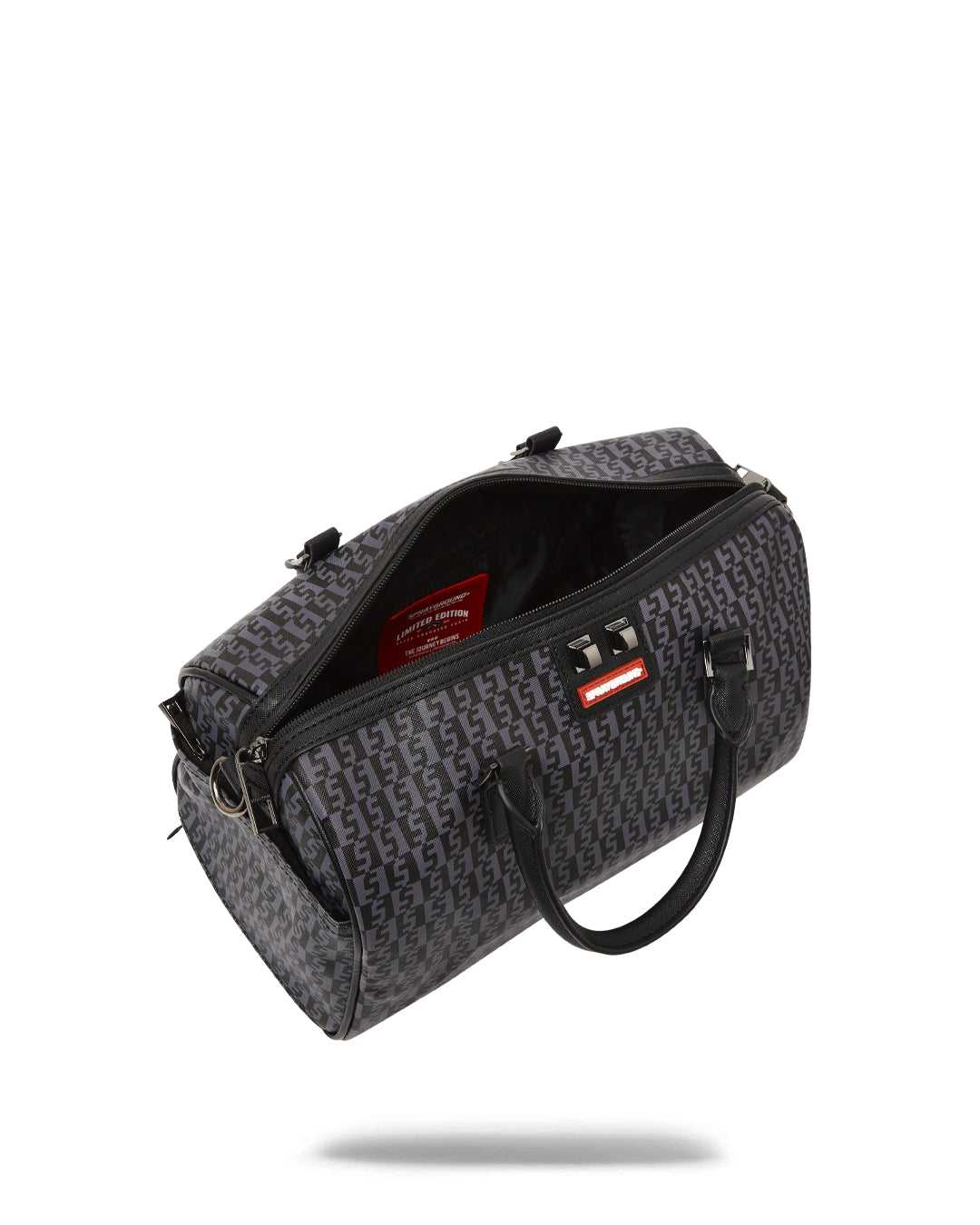 Small Bags Sprayground Money Check Mini Duffle γκρι | 0487GHQSW