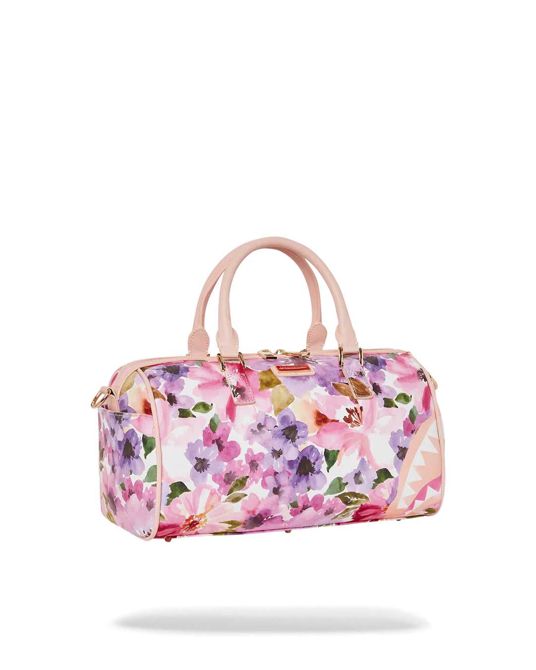 Small Bags Sprayground Painted Floral Shark Mini Duffle ροζ | 6104QNGEV