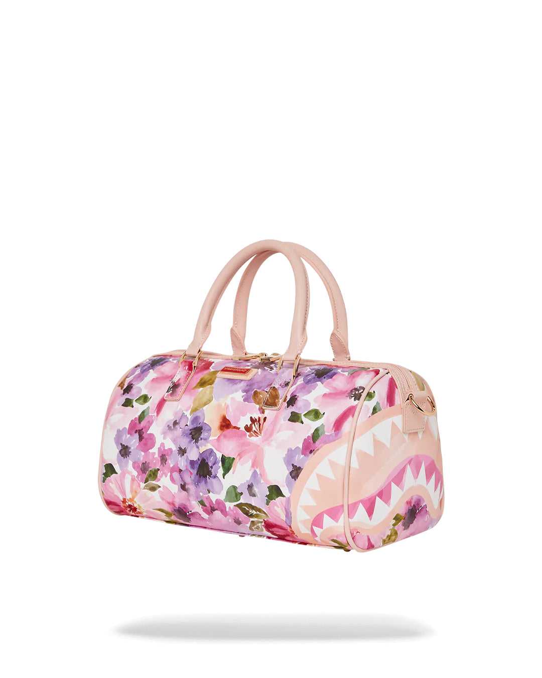 Small Bags Sprayground Painted Floral Shark Mini Duffle ροζ | 6104QNGEV