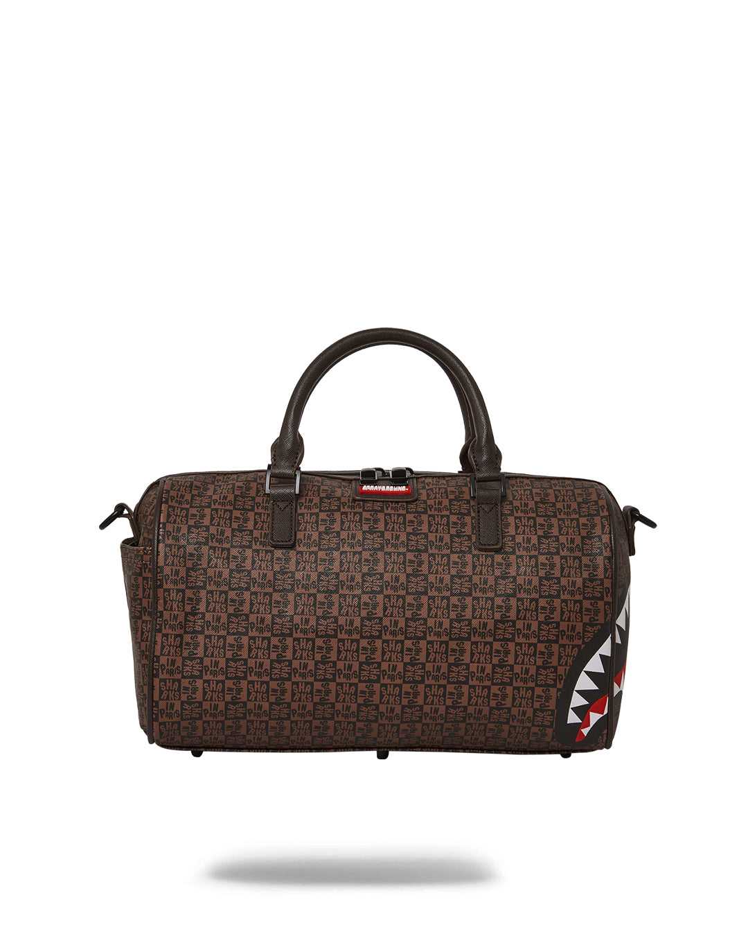 Small Bags Sprayground Sharks In Paris Check Mini Duffle καφε | 2704ZGIUS