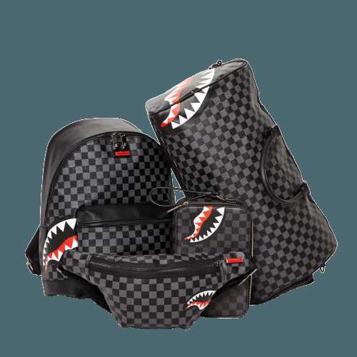 Small Bags Sprayground Sharks In Paris Duffle γκρι | 5381MKGCE