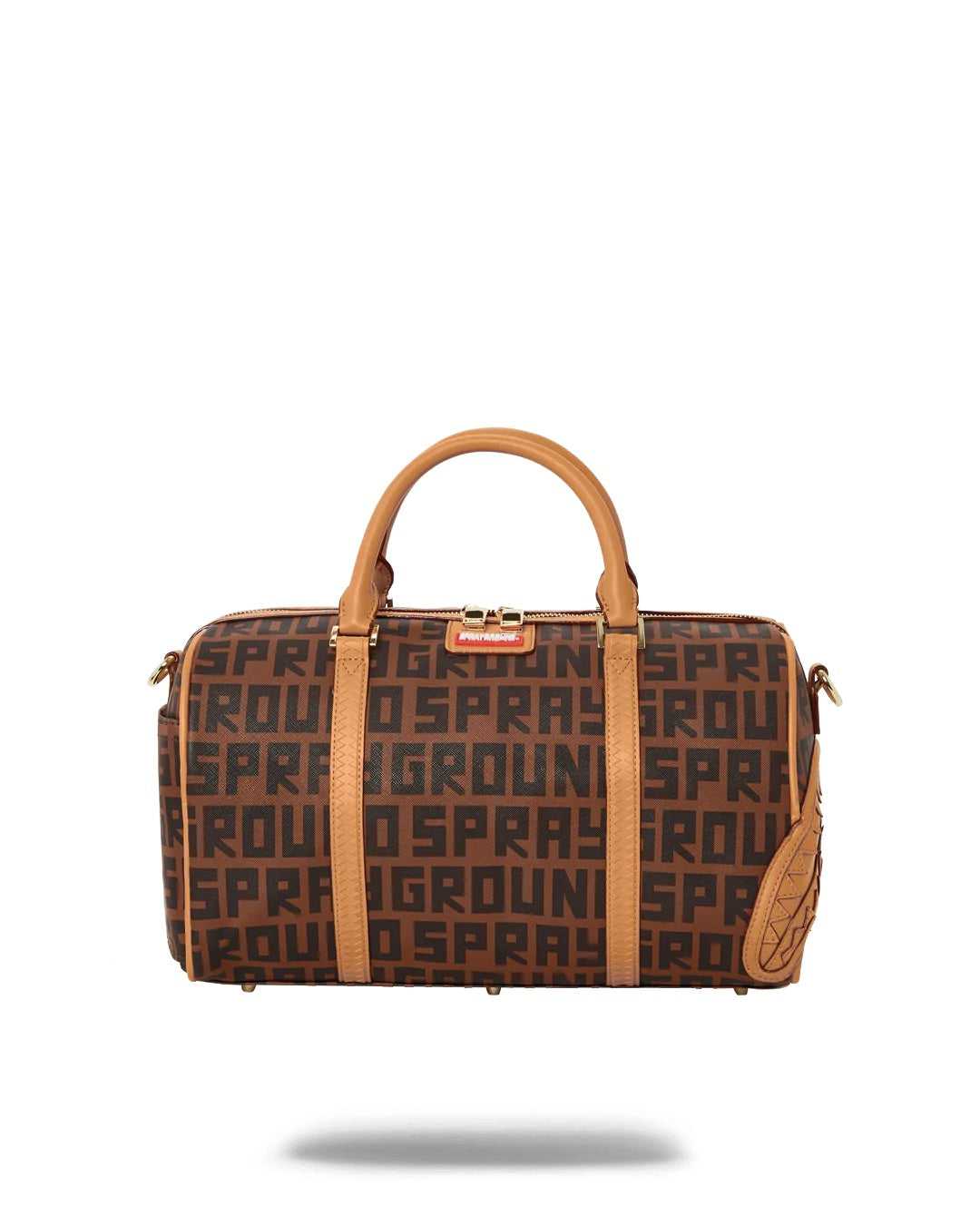 Small Bags Sprayground Split Infiniti Check Mini Duffle καφε | 6074RIWMJ