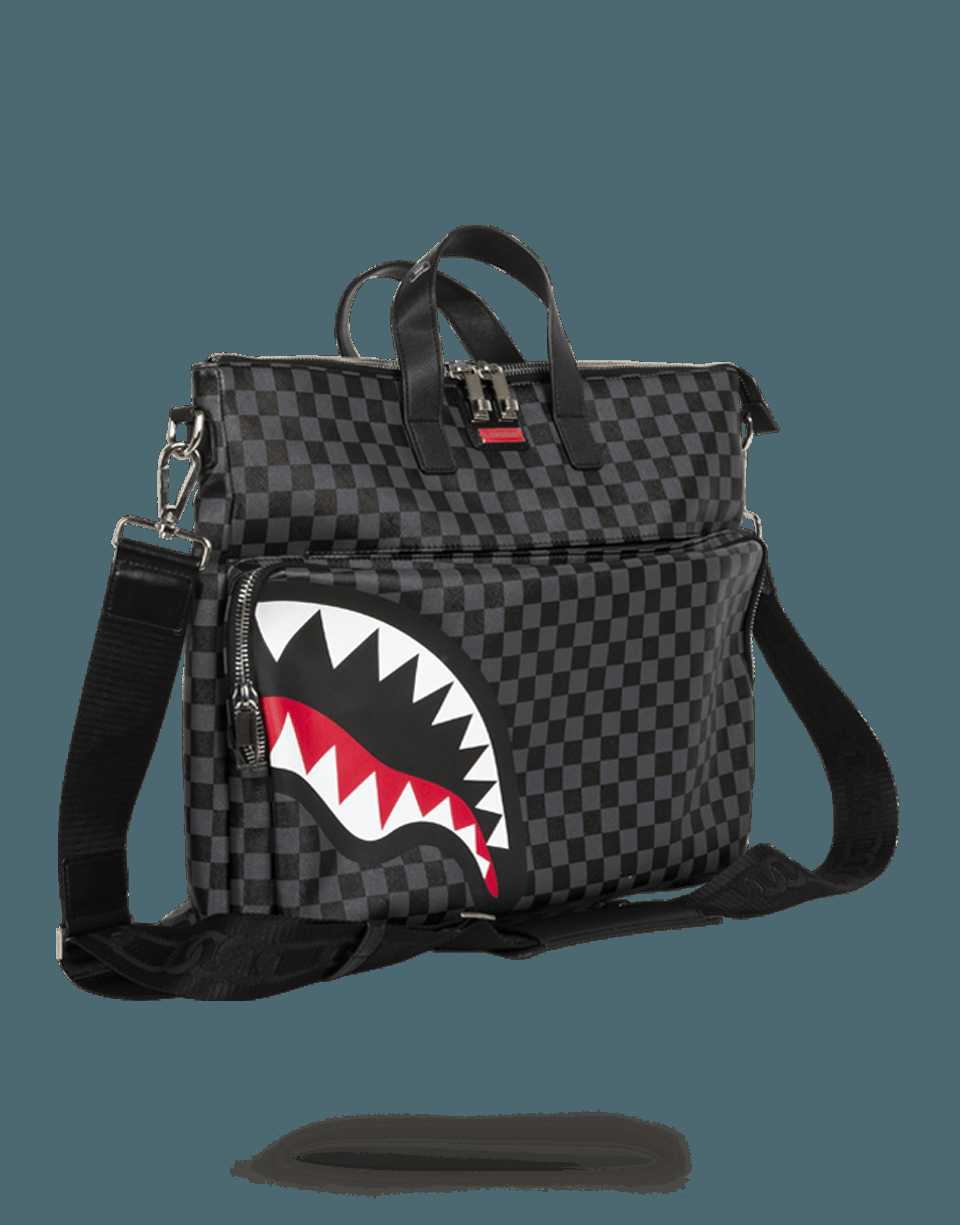 Small Bags Sprayground Travelcase Shark In Paris μαυρα | 6470TDAWX