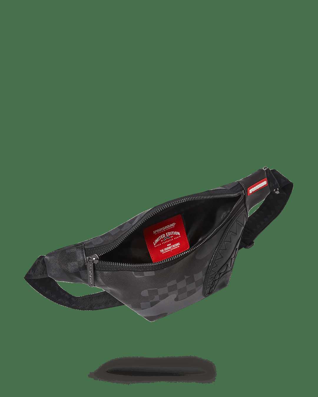 Waist bag Sprayground 3am Never Sleep Savvy Crossbody μαυρα | 1692KDXMA