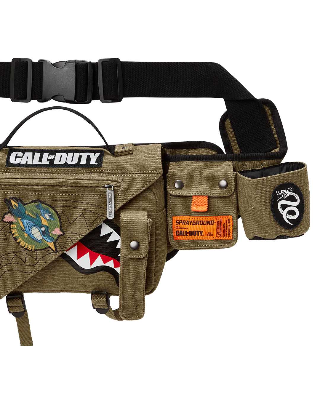 Waist bag Sprayground Call Of Duty Crossbody πρασινο | 8354XEMTD