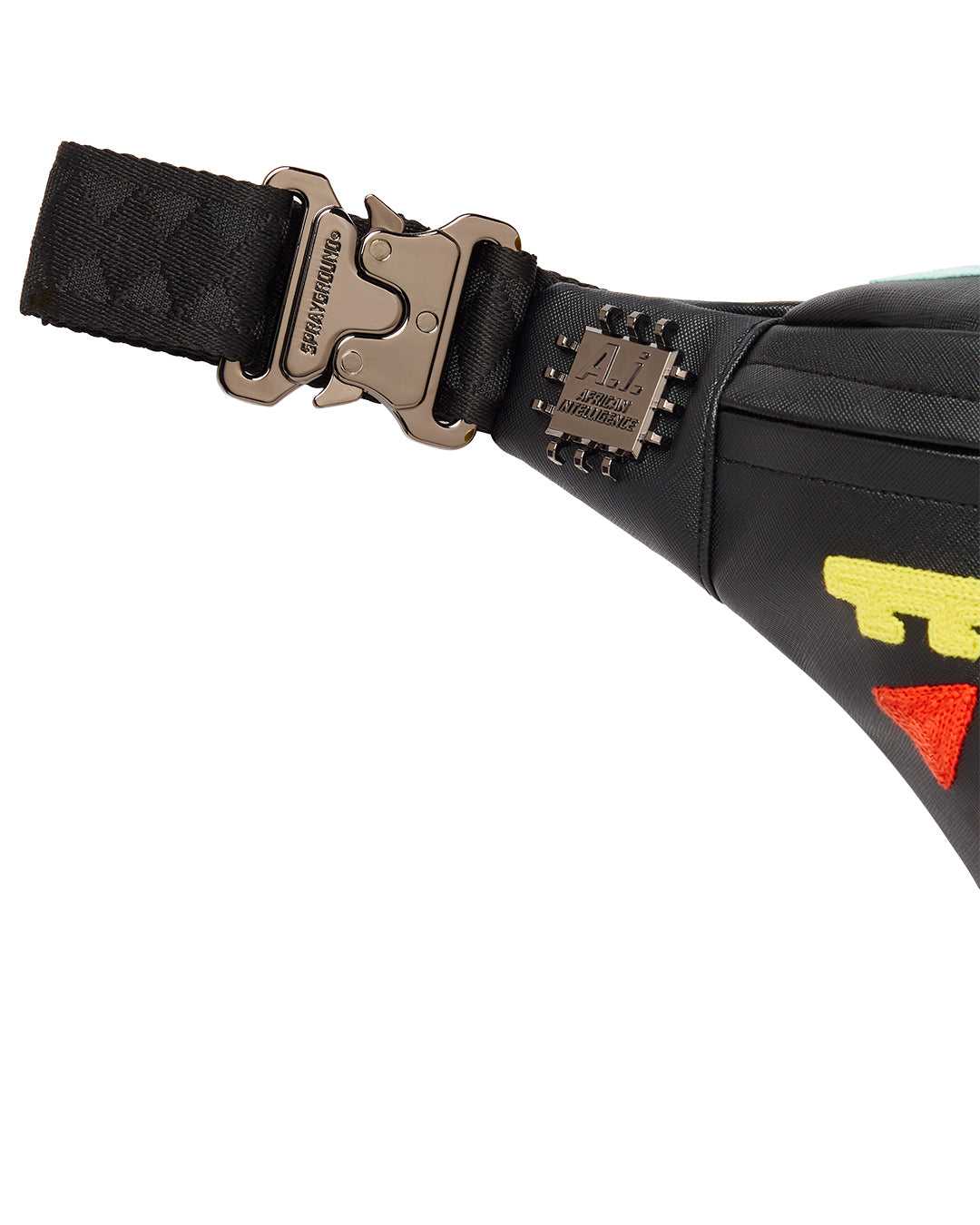 Waist bag Sprayground Electric Retro Crossbody μαυρα | 6571SQTVR