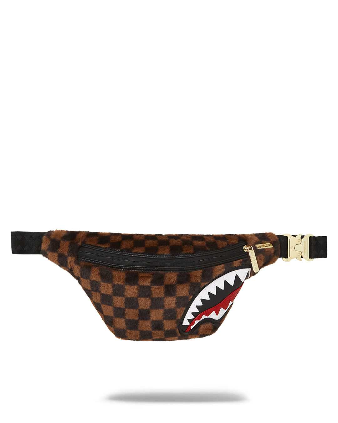 Waist bag Sprayground Fur Sharks In Paris Savvy Crossbody καφε | 1479GHVSW