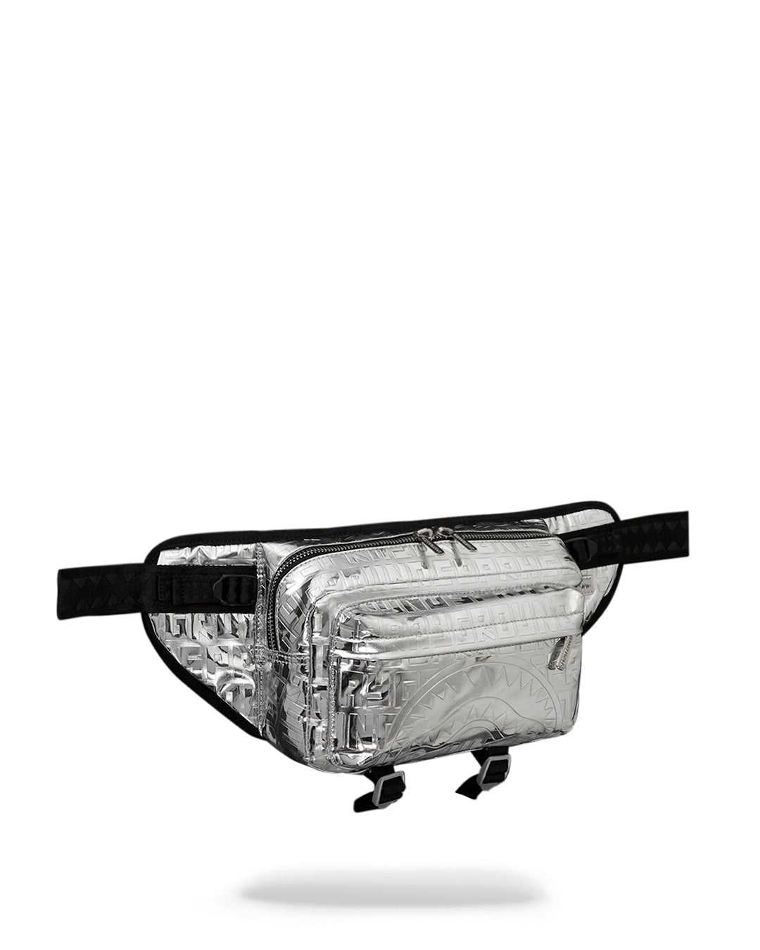 Waist bag Sprayground Metallic Infiniti Crossbody μεταλλικός ασημι | 0148MENSD