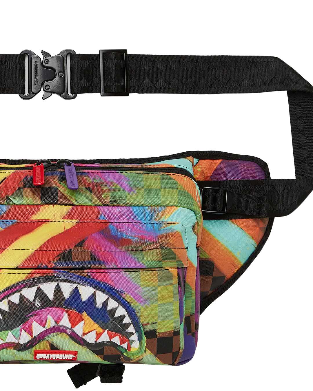 Waist bag Sprayground Sharks In Paint Cargo Crossbody κοκκινα | 9172TMHYD