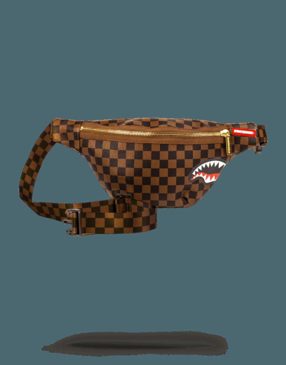 Waist bag Sprayground Sharks In Paris Crossbody καφε | 3751KTQDA