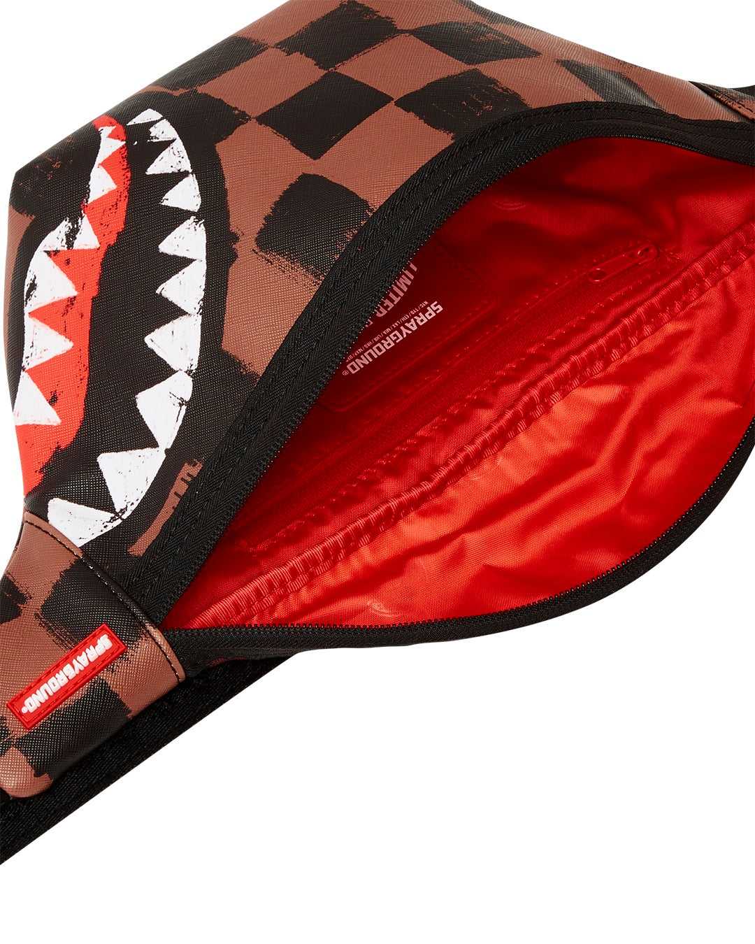 Waist bag Sprayground Sharks In Paris Painted Crossbody καφε | 4987BMDSW