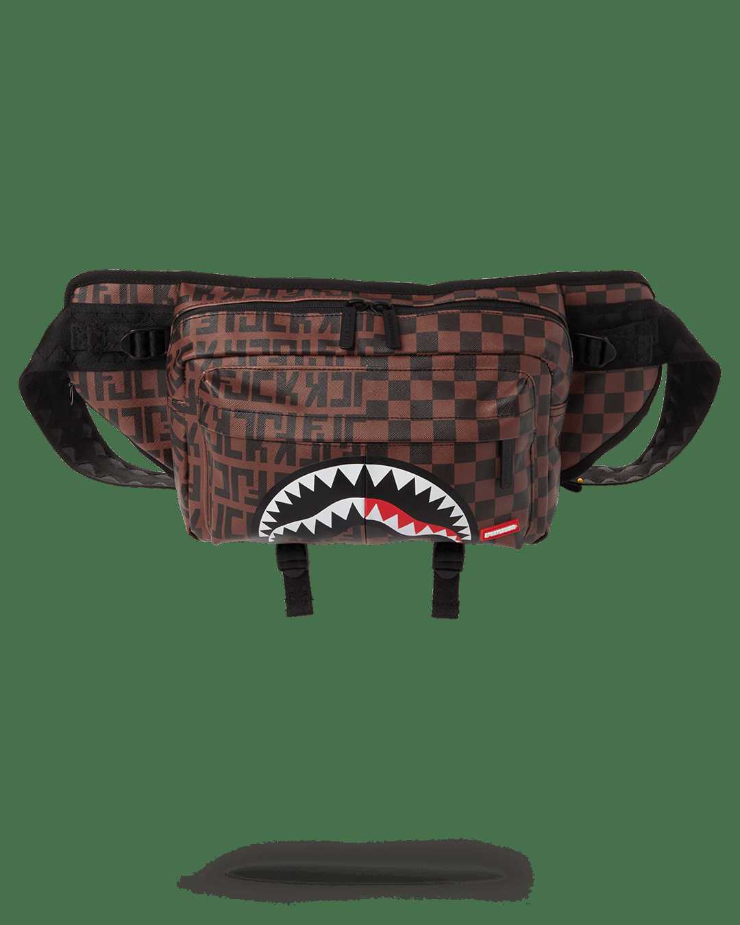 Waist bag Sprayground Split Checkered Doubleside Crossbody καφε | 7934DMLTZ