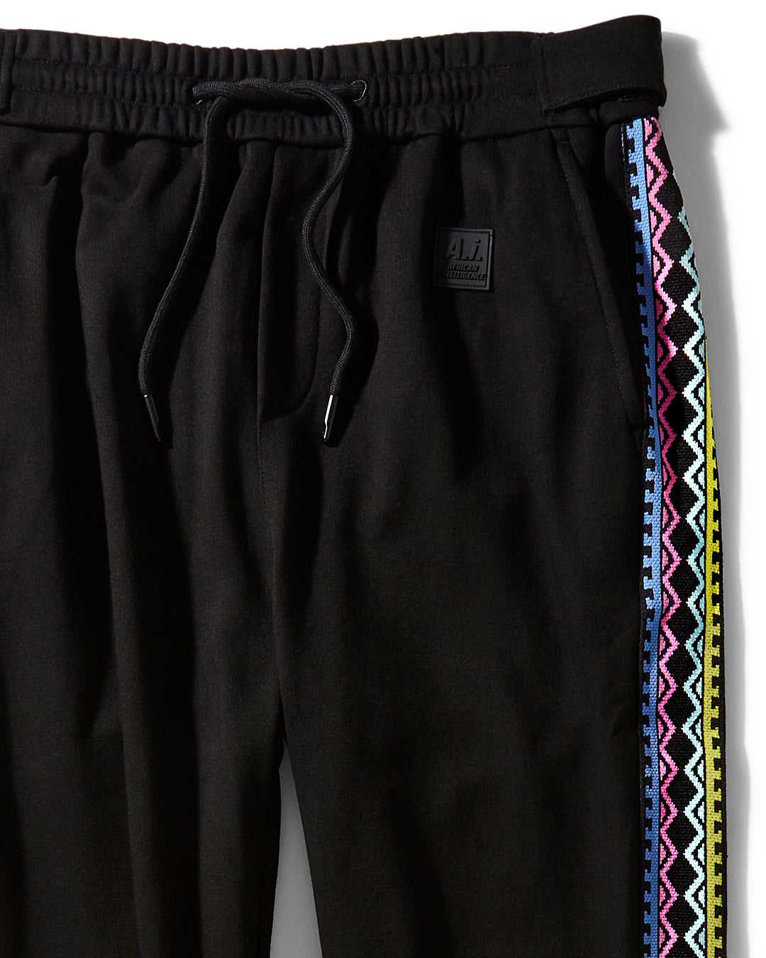 Παντελονι Jogger ανδρικα Sprayground Ai Tribal Electric Neon μαυρα | 8173SATJD