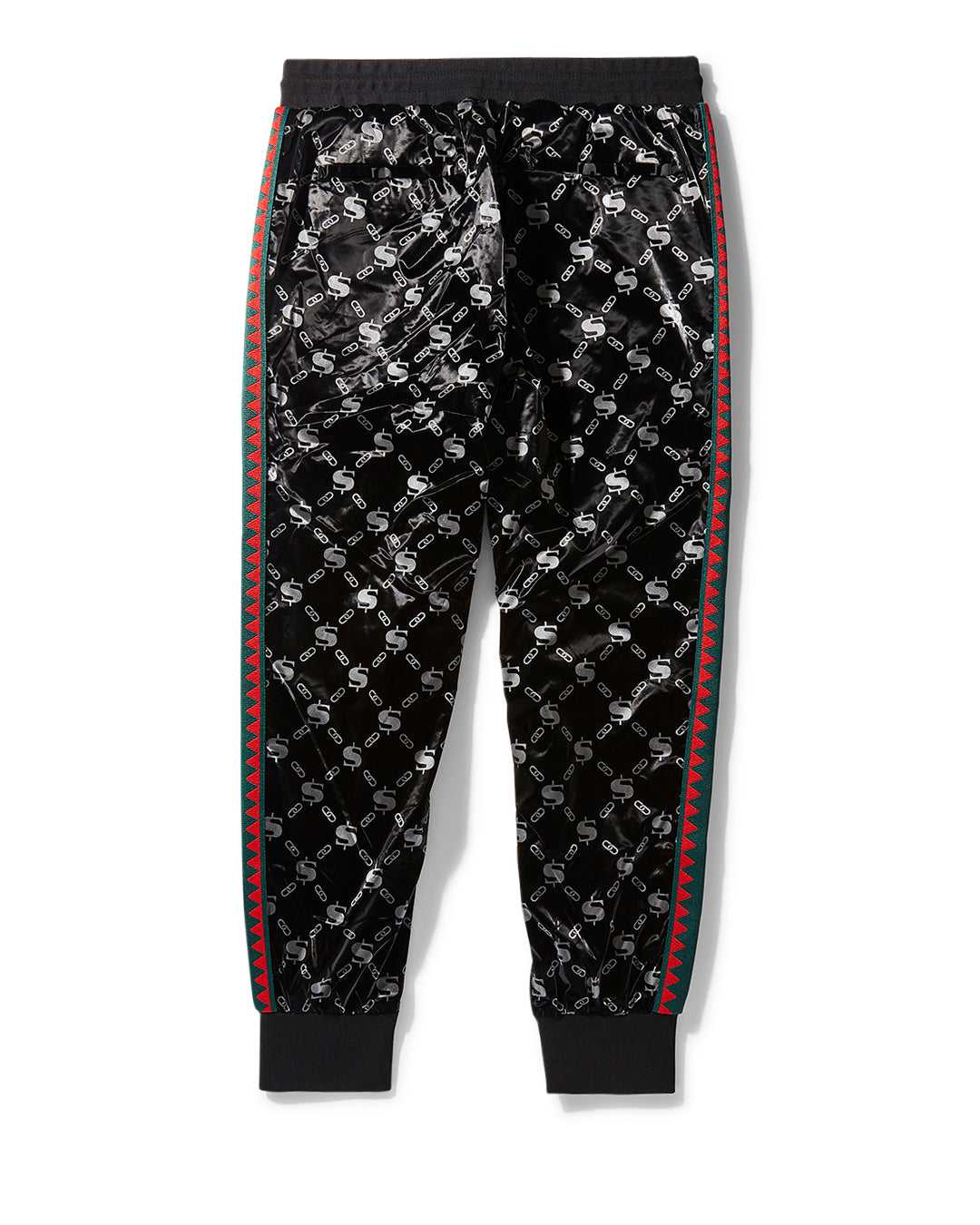 Παντελονι Jogger ανδρικα Sprayground Sg Logo-vsm Glossy μαυρα | 1547JGSUT